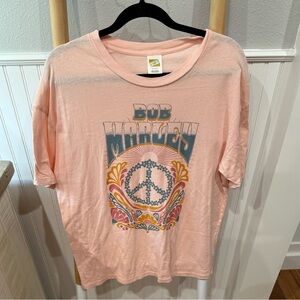American Eagle Outfitters Bob Marley Peach Tee